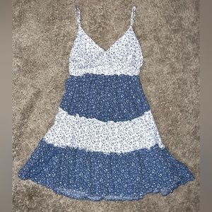 Quiet Storm Tiered Flowy Sundress